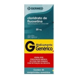 Cloridrato de Fluoxetina 20mg - 30 Cápsulas