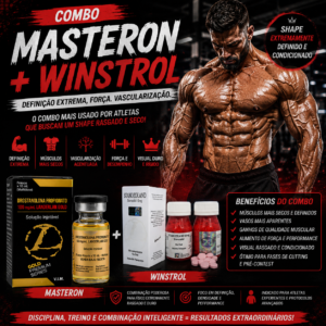 Combo Masteron + Winstrol — Definição &amp; Qualidade Muscular ⚡